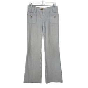 Tory Burch Striped Straight Leg Pants